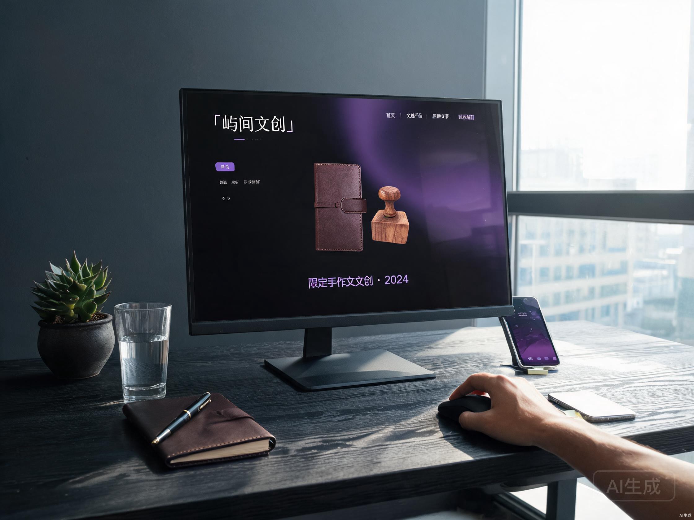 某文创品牌官网定制项目主视觉