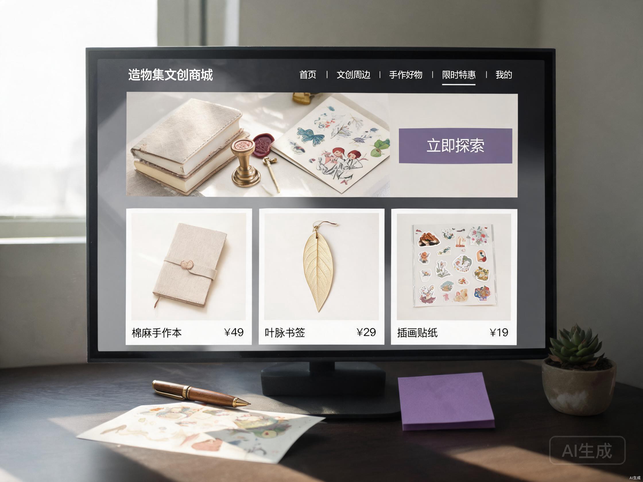 国风原创作品展示页