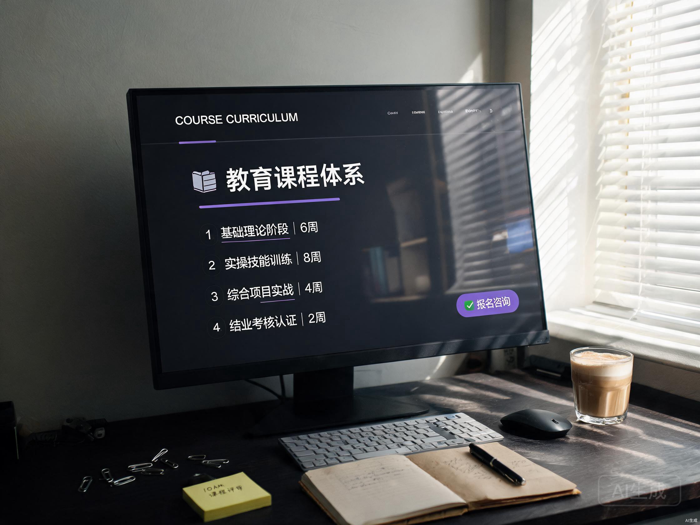 课程矩阵分类展示页