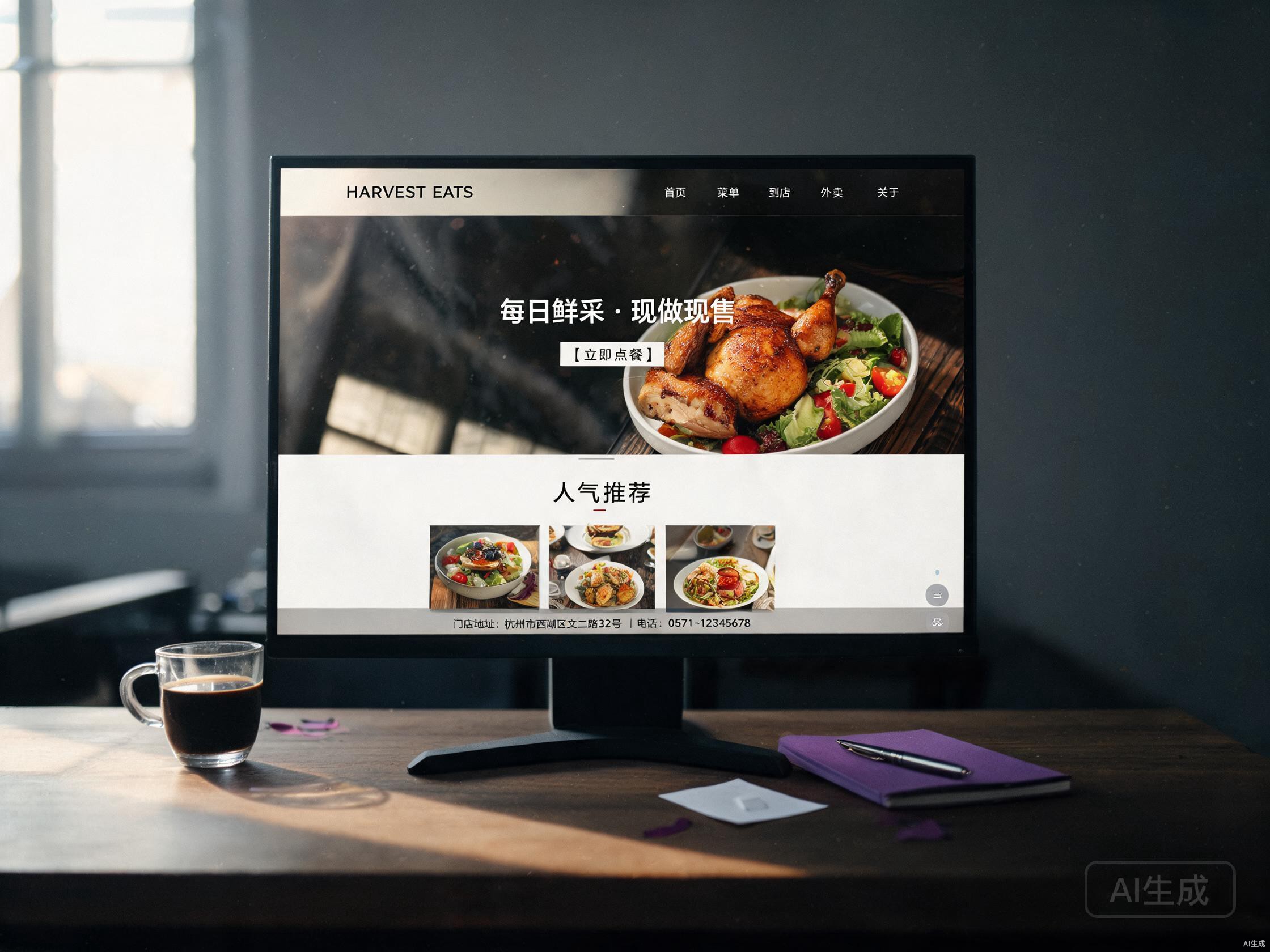 餐饮品牌官网暗调食欲首页